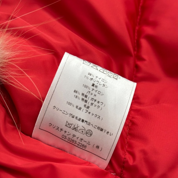 Christian Dior Quilted Renard Trimmed Gilet Womens SZ FR 40 - Picture 15 of 16